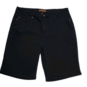 Judy Blue Los Angeles 4XL Black Garment Dyed Denim Shorts Casual Travel‎